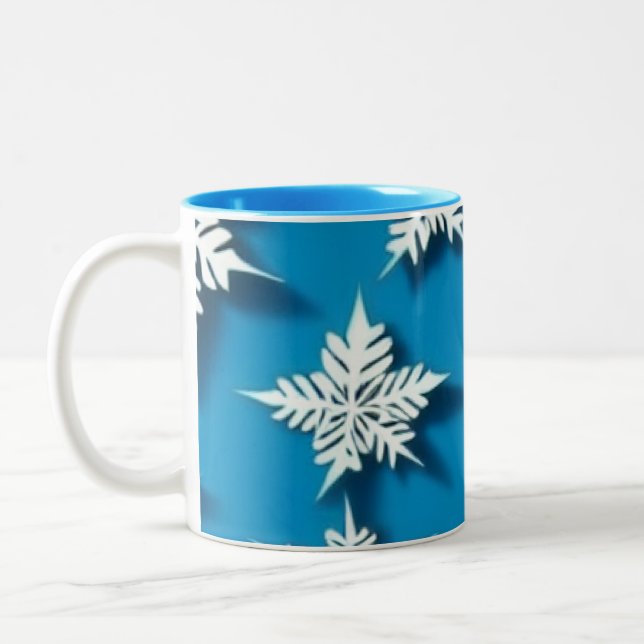 Winter Snowflake Mug | Cosy Christmas Mug (Left)