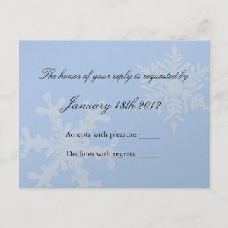 Winter Snowflake RSVP
