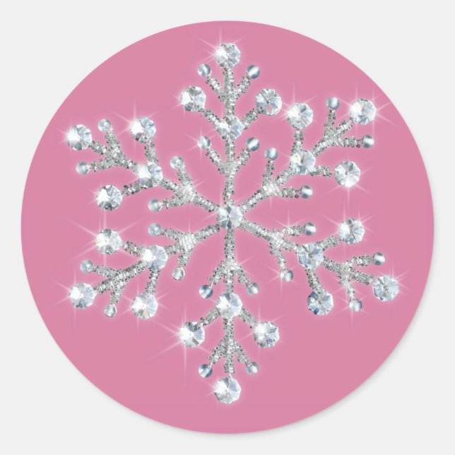 Winter Snowflake Sticker (Front)