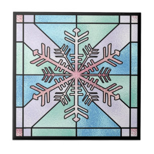 Winter Snowflake Tile Trivet