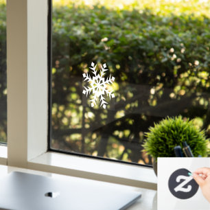 Winter snowflake window cling