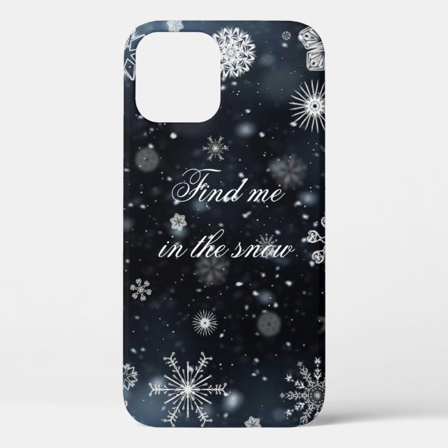 Winter snowflakes Case-Mate iPhone Case (Back)
