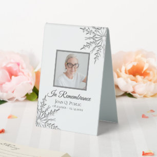 Winter Snowflakes Celebration of Life Funeral