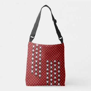 Winter Snowflakes Crossbody Bag