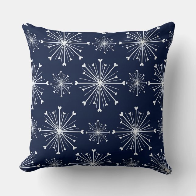 Winter Snowflakes Cushion (Front)