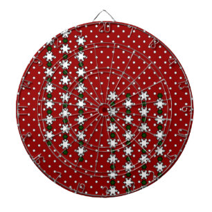 Winter Snowflakes Dartboard
