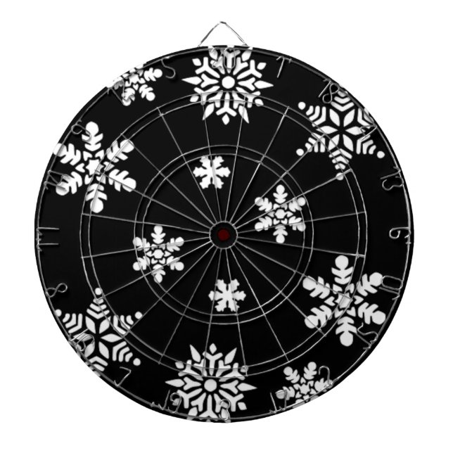 WINTER SNOWFLAKES DARTBOARD (Front)