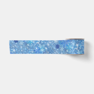Winter Snowflakes Design Ribbon Satin Ribbon
