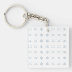 Winter Snowflakes Key Ring