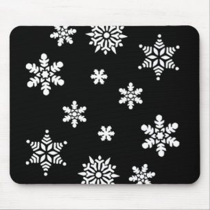 WINTER SNOWFLAKES MOUSE MAT