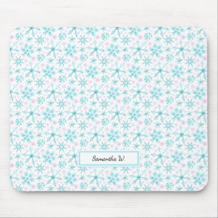 Winter Snowflakes Mouse Mat