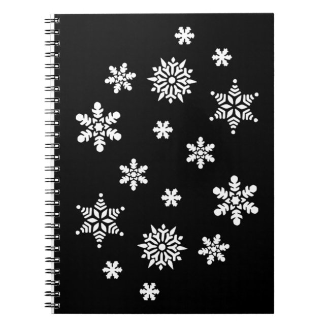 WINTER SNOWFLAKES NOTEBOOK (Front)