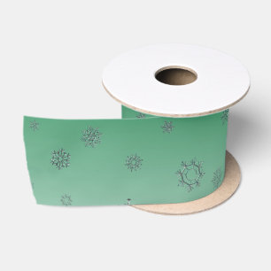 Winter Snowflakes Satin Ribbon