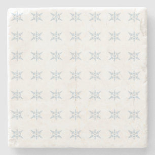 Winter Snowflakes  Stone Coaster