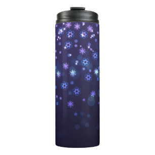 Winter Snowflakes Thermal Tumbler
