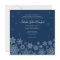Winter Snowflakes Wedding Square Invitation Card