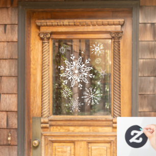 Winter Snowflakes Window Cling