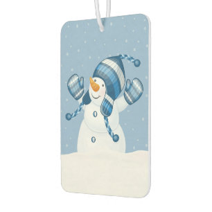 Winter Snowman Car Air Freshener