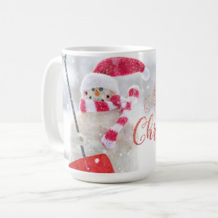 Winter Snowman Christmas Coffee Mug