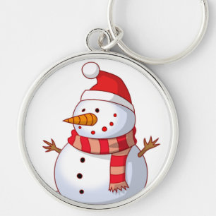 WINTER SNOWMAN KEY RING