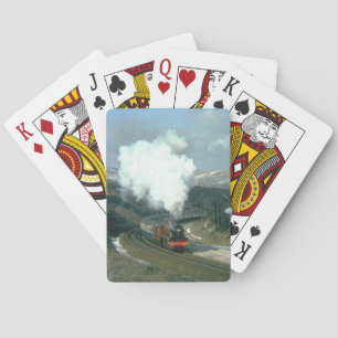 Winter snows have cleared as No_Steam Trains Playing Cards