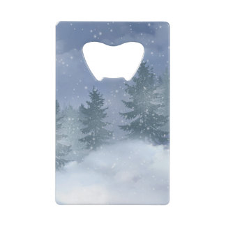 Winter Snowy Forest  Zippo Lighter
