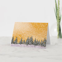 Winter snowy landscape