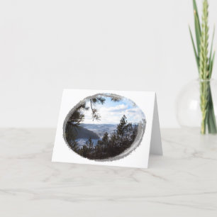 Winter Snowy Landscape Holiday Card