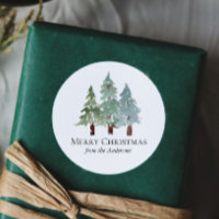 Winter Snowy Pine Christmas 