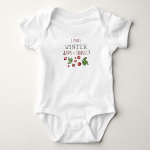 Winter Snuggly Baby Bodysuit