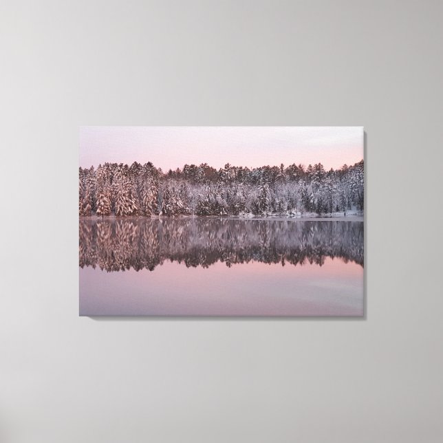 Winter Solace stretched canvas print (Front)