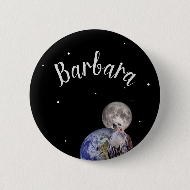 Winter Solstice: 6 Cm Round Badge (Front)