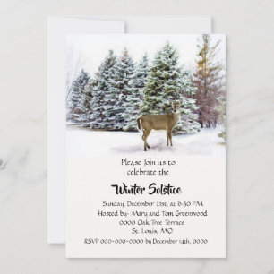 Winter Solstice Dinner Invitation