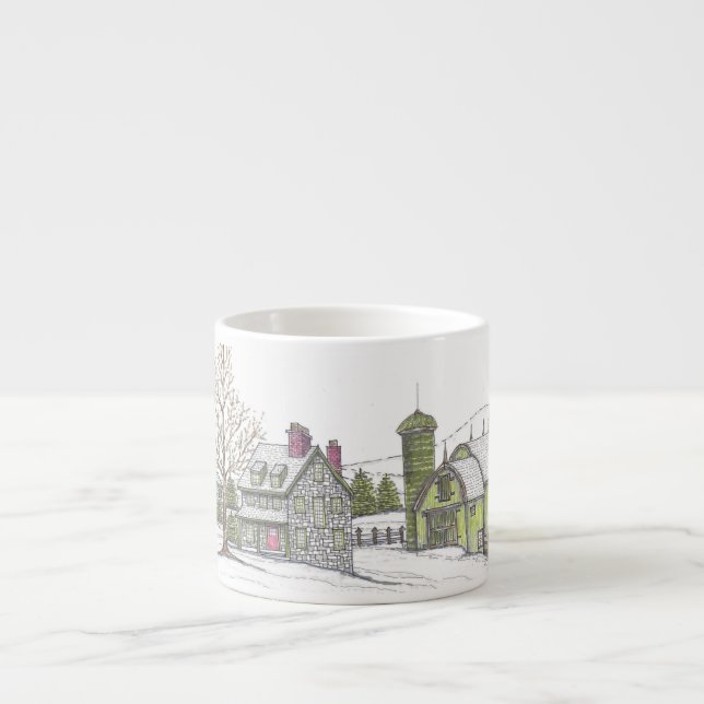 Winter Solstice Espresso Mug (Front)