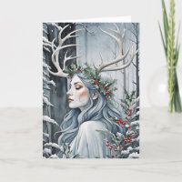 Winter Solstice Goddess in the Forest