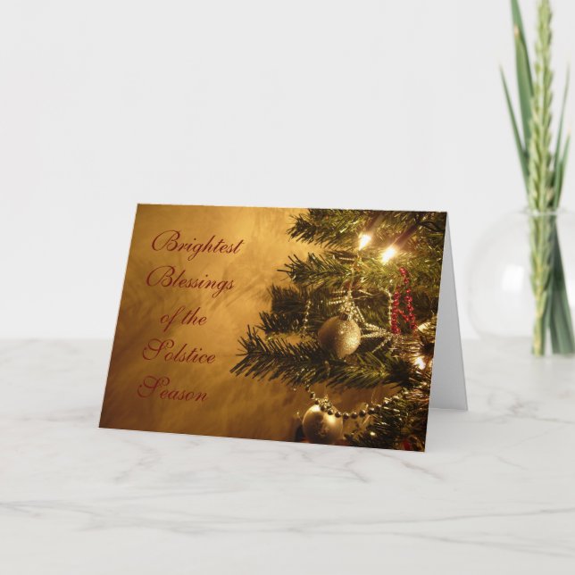 Winter Solstice Greeting Card (Front)