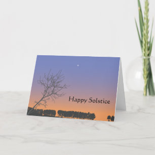 Winter Solstice greeting card