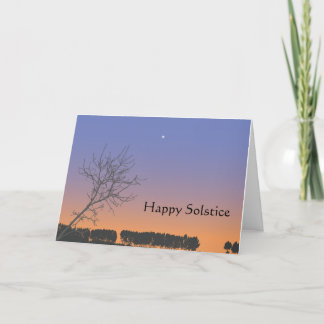 Winter Solstice greeting card