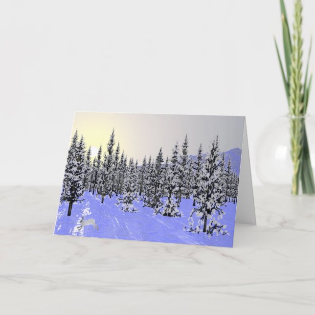 Winter Solstice Holiday Card (Front)