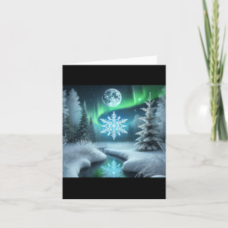 Winter Solstice holiday greeting card