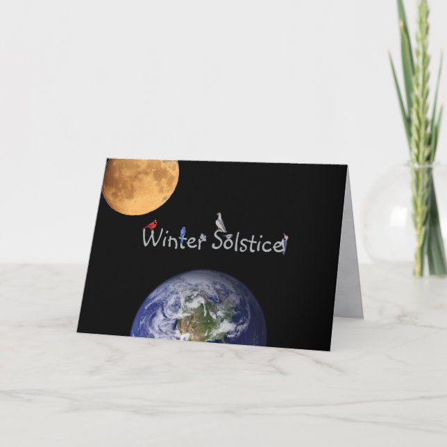 Winter Solstice: Holiday Greetings from Nature: Card (Front)