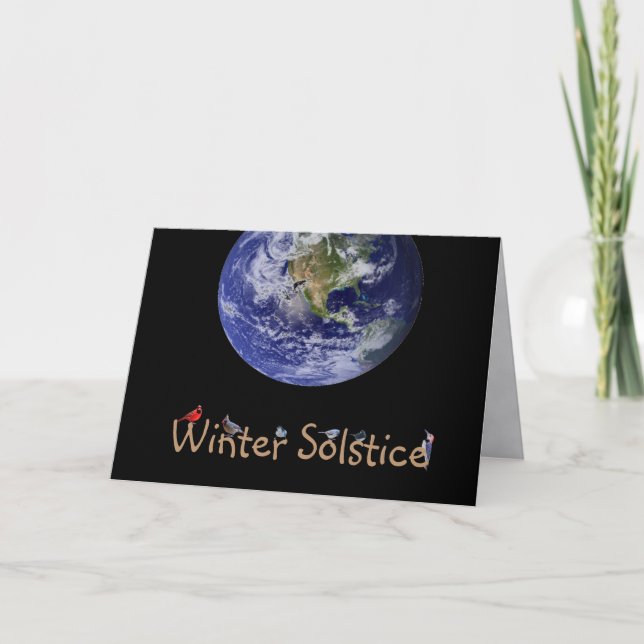 Winter Solstice: Holiday Greetings from Nature: Card (Front)