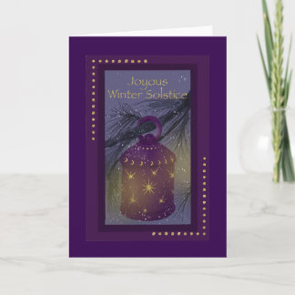 Winter Solstice Lantern  Card
