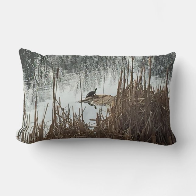 Winter Solstice Lumbar Cushion (Front)