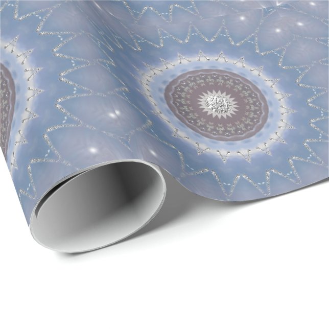 Winter Solstice Mandala Wrapping Paper (Roll Corner)