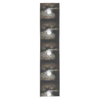 Winter Solstice Moon Celestial Art Short Table Runner