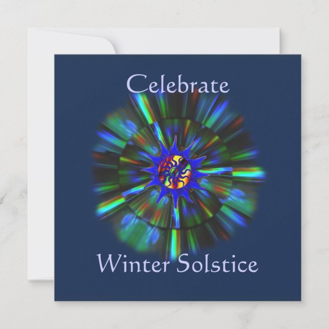 Winter Solstice Party Invitation (Front)