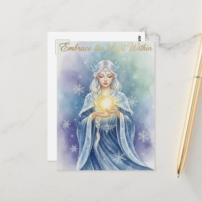 Winter Solstice Postcard (Front/Back In Situ)