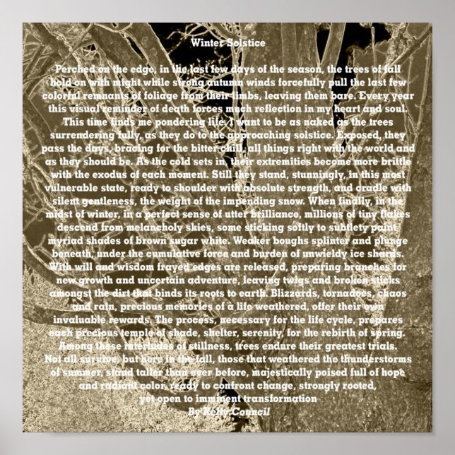 Winter Solstice Poster (Front)