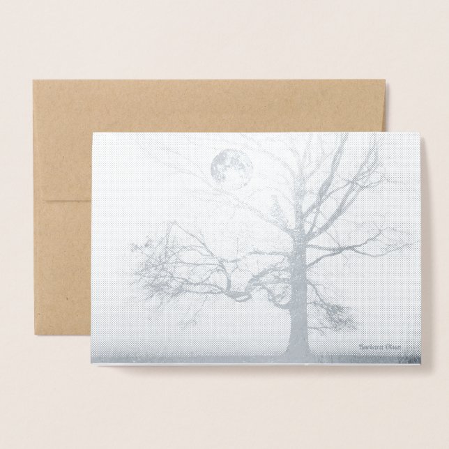 Winter Solstice:  Prospect Park-holiday Foil Card (Front With Envelope)